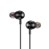 Mcdodo Casti cu fir (HP-5830), Type-C, RGB Iluminare, Aluminium Alloy, Nylon, DAC, Design in-ear, 1.2m, Negru