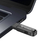 Techsuit Memory Stick THSM33 (THSM333128), USB 3.0 FlashDrive, 128GB, Zinc Alloy, Read 80M/s, Write 18M/s, Gri