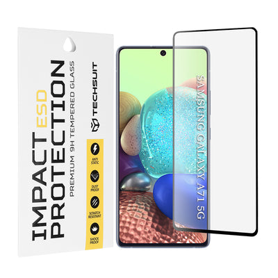 Folie de protectie pentru Samsung Galaxy A71 4G, Techsuit ESD Glass