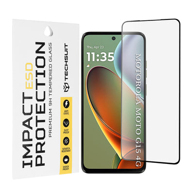 Folie de protectie pentru Motorola Moto G15, Techsuit ESD Glass
