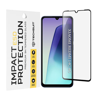 Folie de protectie pentru Xiaomi Redmi 14C, Techsuit ESD Glass