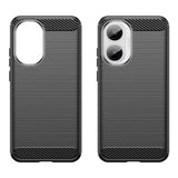 Husa pentru Xiaomi POCO F7, Techsuit Carbon Silicone, negru