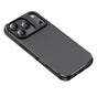 Husa pentru iPhone 17 Pro, Techsuit CarbonFiber, negru
