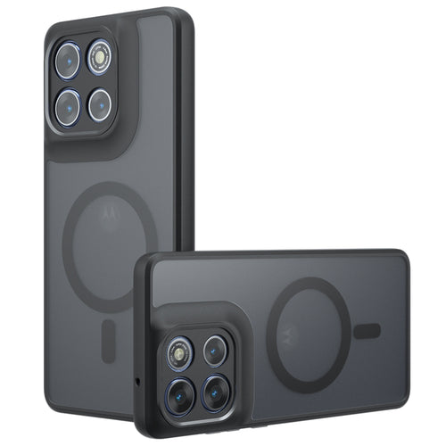 Husa pentru Motorola Moto G86, Techsuit PureFrost MagSafe, negru frost