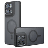 Husa pentru Motorola Moto G56, Techsuit PureFrost MagSafe, negru frost
