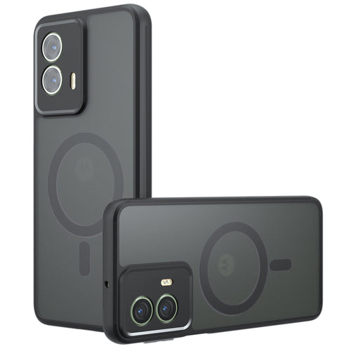 Husa pentru Motorola Moto G85, Techsuit PureFrost MagSafe, negru frost
