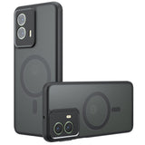 Husa pentru Motorola Edge 50 Fusion, Techsuit PureFrost MagSafe, negru frost