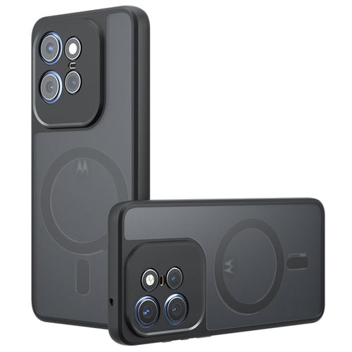Husa pentru Motorola Edge 50 Pro, Techsuit PureFrost MagSafe, negru frost