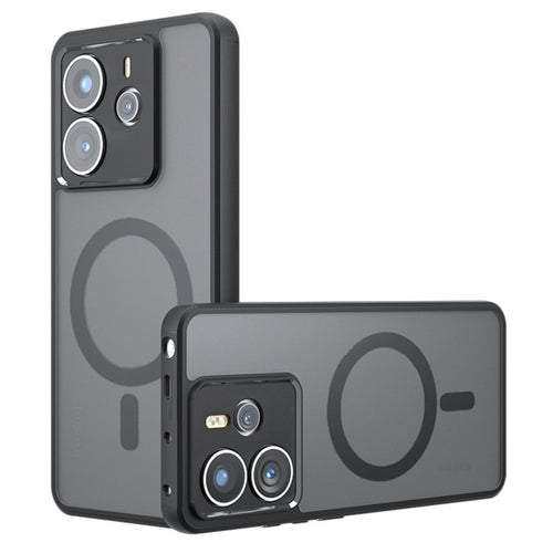 Husa pentru Xiaomi Redmi Note 14 4G (Standard), Techsuit PureFrost MagSafe, negru frost