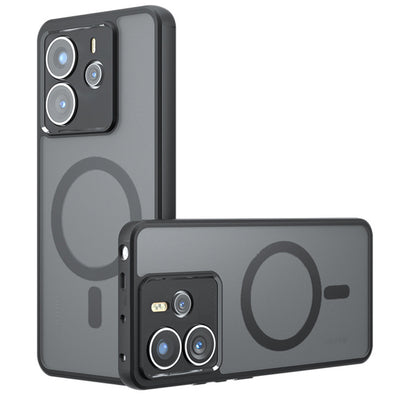 Husa pentru Xiaomi Redmi Note 14 5G, Techsuit PureFrost MagSafe, negru frost