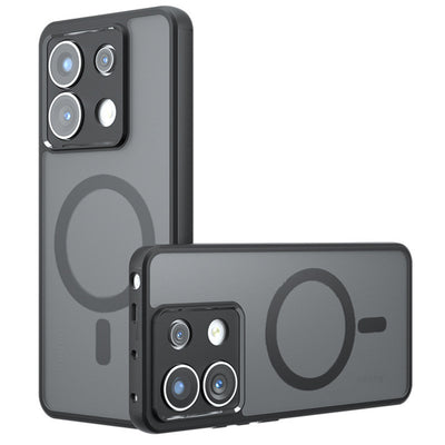 Husa pentru Xiaomi Redmi Note 13 Pro 5G, Techsuit PureFrost MagSafe, negru frost
