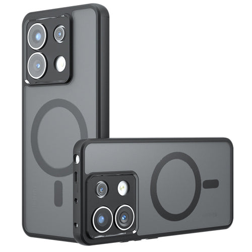 Husa pentru Xiaomi Redmi Note 13 Pro 5G, Techsuit PureFrost MagSafe, negru frost
