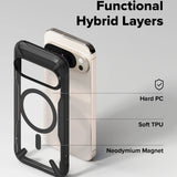 Husa pentru Google Pixel 10, Ringke Fusion X MagSafe, negru
