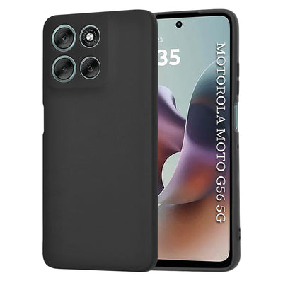 Husa pentru Motorola Moto G56, Techsuit SoftFlex, negru