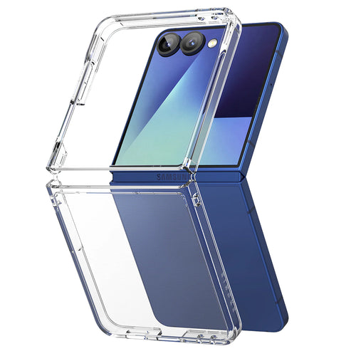 Husa pentru Samsung Galaxy Z Flip7, Ringke Fusion, transparenta