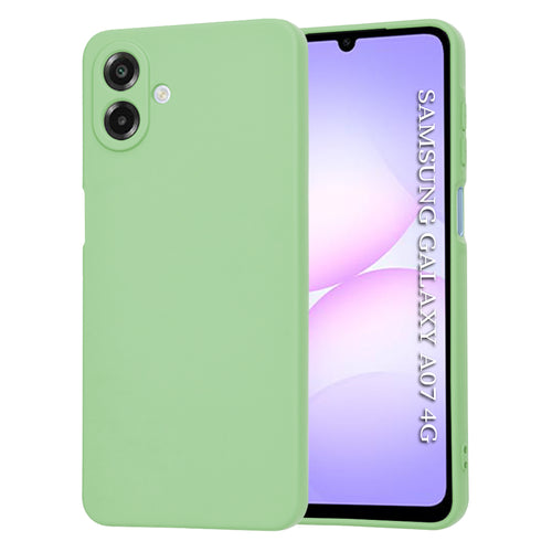 Husa pentru Samsung Galaxy A07 4G, Techsuit SoftFlex, verde deschis