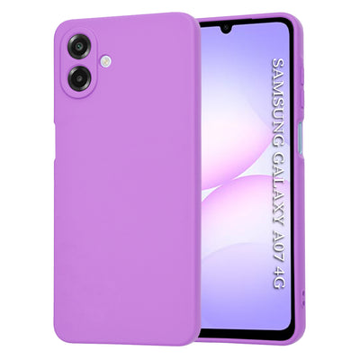 Husa pentru Samsung Galaxy A07 4G, Techsuit SoftFlex, mov