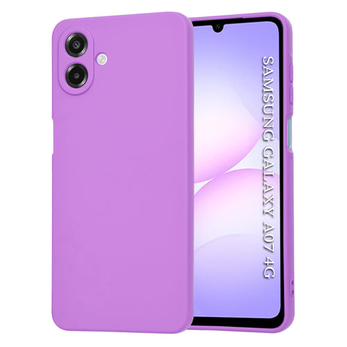 Husa pentru Samsung Galaxy A07 4G, Techsuit SoftFlex, mov