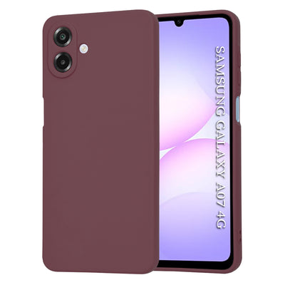Husa pentru Samsung Galaxy A07 4G, Techsuit SoftFlex, bordo