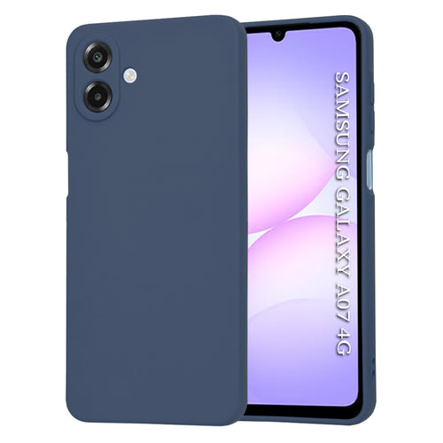 Husa pentru Samsung Galaxy A07 4G, Techsuit SoftFlex, bleumarin