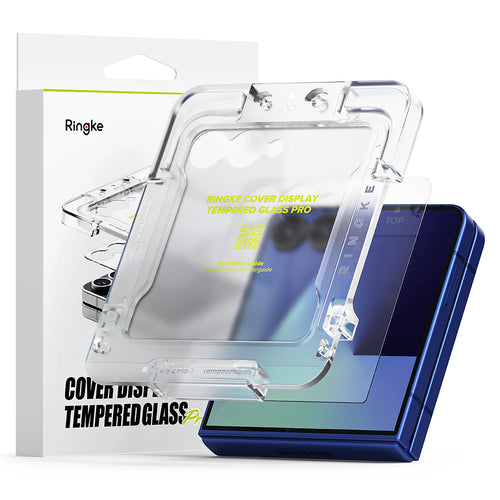 Folie de protectie pentru Samsung Galaxy Z Flip7, Ringke Cover Display Easy Slide Tempered Glass Pro (2 pack)