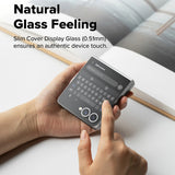 Folie de protectie pentru Samsung Galaxy Z Flip7, Ringke Cover Display Easy Slide Tempered Glass Pro (2 pack)