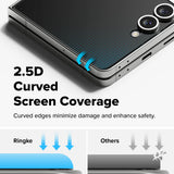 Folie de protectie pentru Samsung Galaxy Z Flip7, Ringke Cover Display Easy Slide Tempered Glass Pro (2 pack)