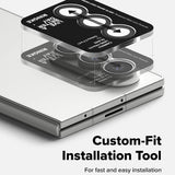Folie de protectie pentru Samsung Galaxy Z Fold7, Ringke Camera Lens Frame Glass (2 pack)