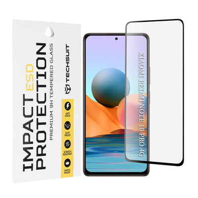 Folie de protectie pentru Xiaomi Redmi Note 10 Pro, Techsuit ESD Glass