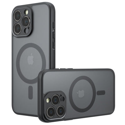 Husa pentru iPhone 13 Pro Max, Techsuit PureFrost MagSafe, negru frost