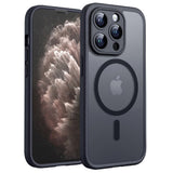 Husa pentru iPhone 11 Pro, Techsuit PureFrost MagSafe, negru frost
