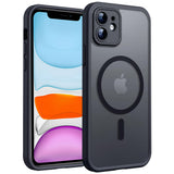 Husa pentru iPhone 11, Techsuit PureFrost MagSafe, negru frost
