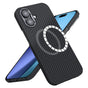 Husa pentru iPhone 17, Techsuit Aramid Fiber MagSafe, negru