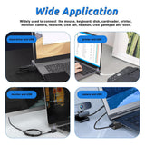 Hub USB Techsuit Mini Docking station EchoLink 3 in 1 (H11), USB to 2x USB 2.0, 1x USB 3.0, 5Gbps, negru