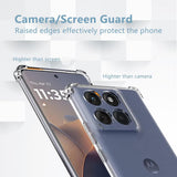 Husa pentru Motorola Moto G56, Techsuit Shockproof Clear Silicone, transparenta