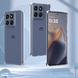 Husa pentru Motorola Moto G56, Techsuit Shockproof Clear Silicone, transparenta