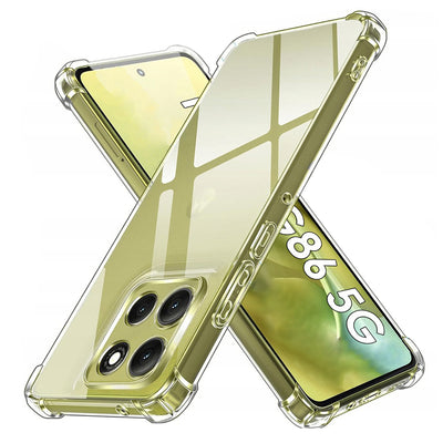 Husa pentru Motorola Moto G86, Techsuit Shockproof Clear Silicone, transparenta