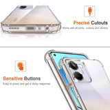 Husa pentru OnePlus Nord CE5, Techsuit Shockproof Clear Silicone, transparenta