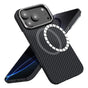 Husa pentru iPhone 17 Pro Max, Techsuit Aramid Fiber MagSafe, negru