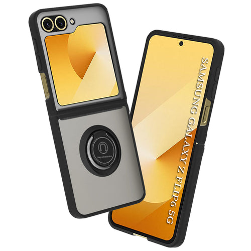 Husa pentru Samsung Galaxy Z Flip6, Techsuit Glinth, negru