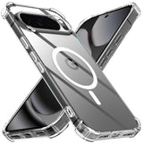 Husa pentru Google Pixel 10 Pro XL, Techsuit Shockproof Clear Silicone MagSafe, transparenta