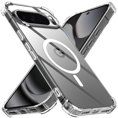 Husa pentru Google Pixel 10 Pro XL, Techsuit Shockproof Clear Silicone MagSafe, transparenta