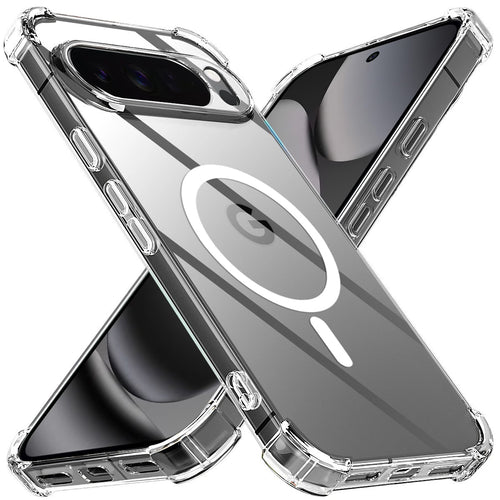 Husa pentru Google Pixel 10 Pro XL, Techsuit Shockproof Clear Silicone MagSafe, transparenta