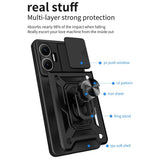 Husa pentru Xiaomi POCO F7, Techsuit CamShield Series, albastru