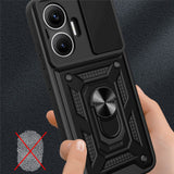 Husa pentru Xiaomi POCO F7, Techsuit CamShield Series, albastru