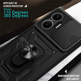 Husa pentru Xiaomi POCO F7, Techsuit CamShield Series, albastru