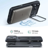 Husa pentru iPhone 17 Pro, ESR Classic Hybrid HaloLock Kickstand, bleu