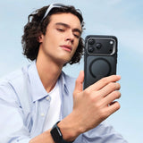 Husa pentru iPhone 17 Pro Max, ESR Classic Hybrid HaloLock Kickstand, bleu