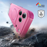 Husa pentru iPhone 17 Pro, ESR Cyber Halolock, albastru