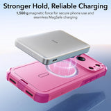 Husa pentru iPhone 17 Pro, ESR Cyber Halolock, albastru
